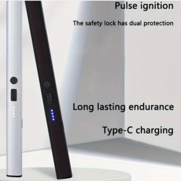 Arc Pulse BBQ Lighter - Rose Gold- Candles, windproof, rechargeable - Picture 4 of 5